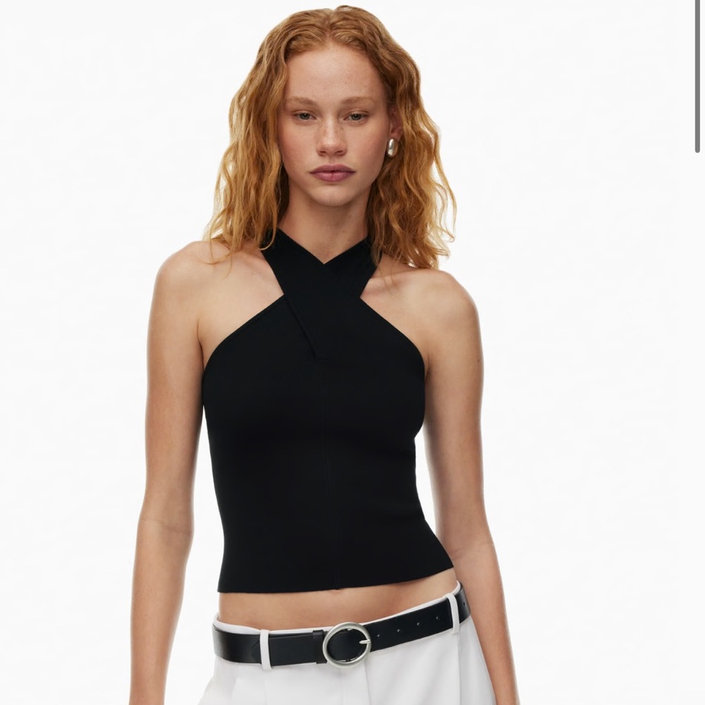 Aritzia Babaton Raise Knit Top Size Medium NWOT